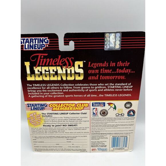 STARTING LINEUP FIGURE TIMELESS LEGENDS WILT CHAMBERLAIN 1996 SEALED - Picture 6 of 7